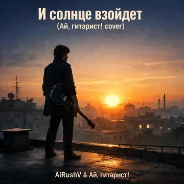 Обложка трека «И солнце взойдёт», AiRushV и «Ай, Гитарист!»